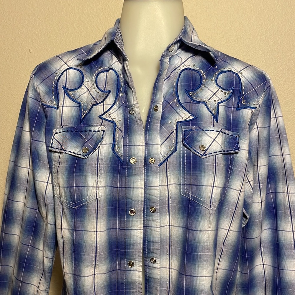 Tired heart, women’s, cow girl shirt - Picture 2 of 13